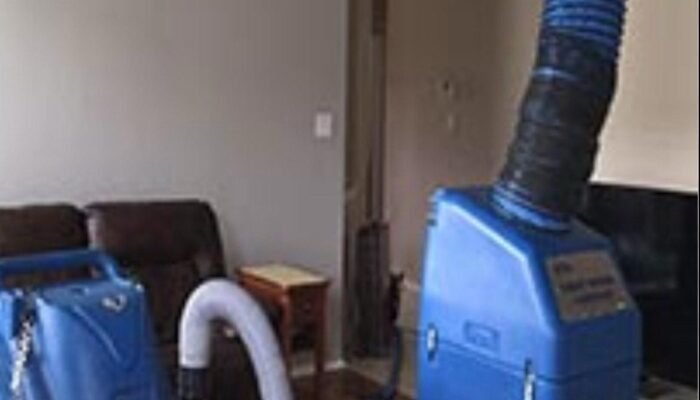 Air duct cleaning equipment improving indoor air quality in living room